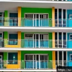 베네수엘라 부동산 투자 가능성 - A modern residential complex in Maracaibo, Venezuela, featuring contemporary apartment buildings wit...